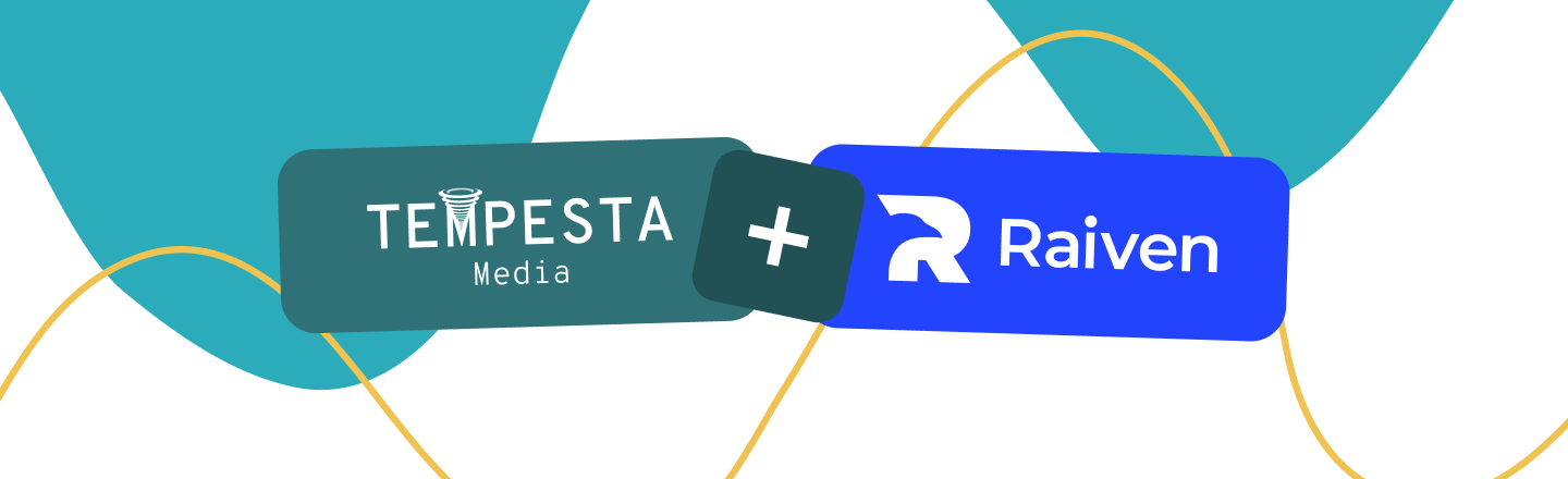 Tempesta Media and Raiven partnership banner focused on Lead Generation for Contractors.